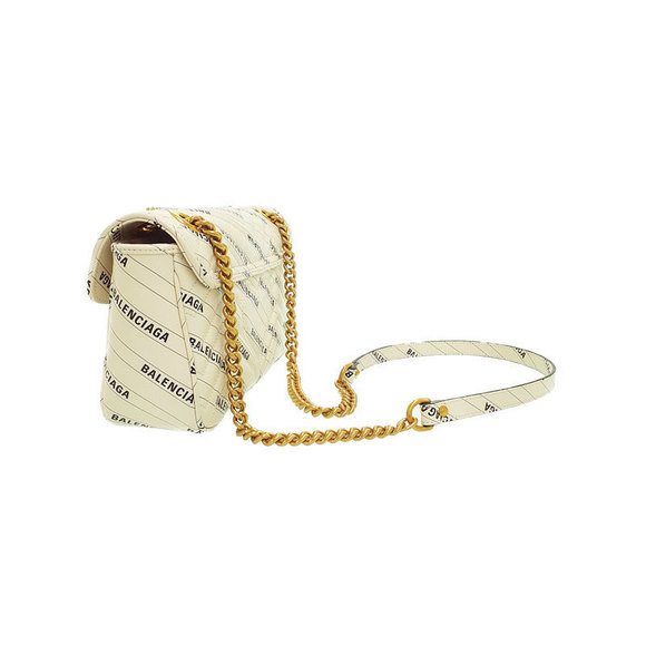 Gucci & Balenciaga GG Marmont The Hacker Project Small Bag Chain Ivory - Picture 3 of 7